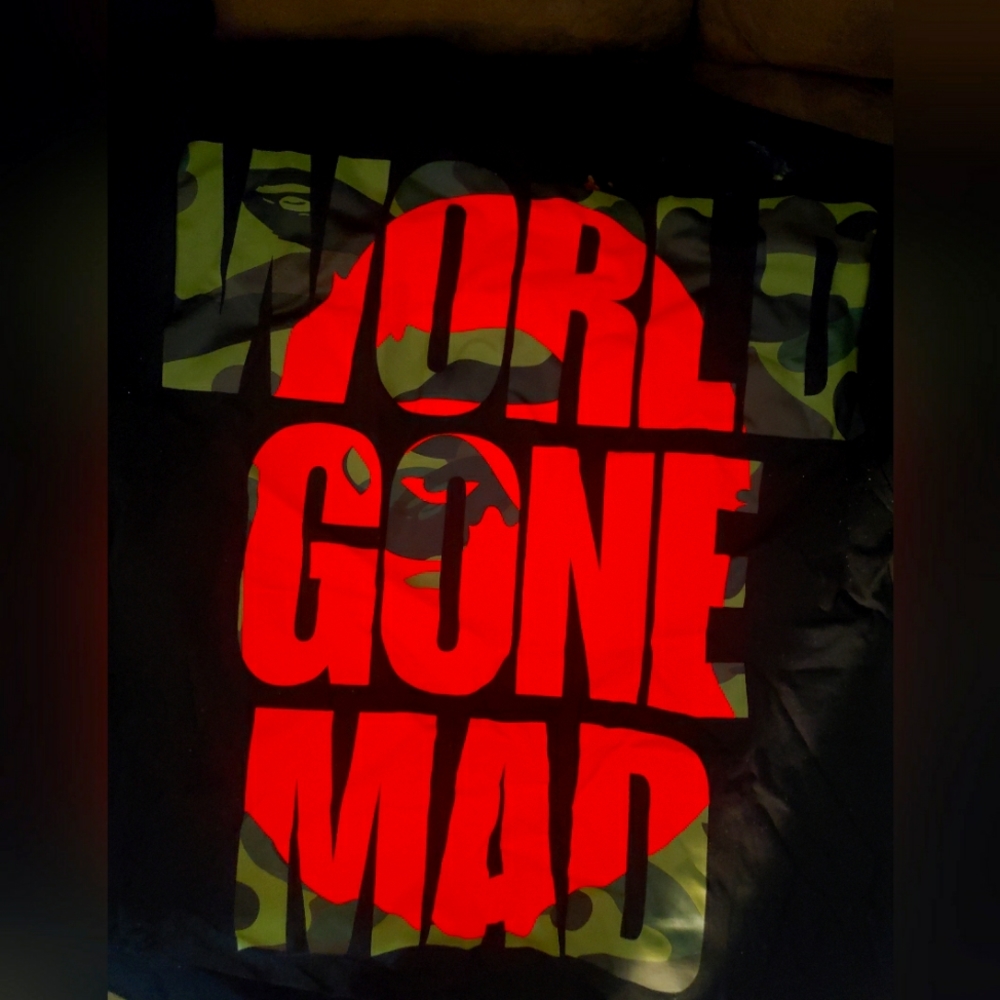 Mens Camo Bape Tee